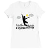 i pooped today!! Ladies Fitted T-Shirt