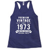 Premium Vintage Since 1973 Limited Edition Original Parts Racerback Tank