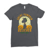great pumpkin believer Ladies Fitted T-Shirt