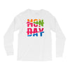 monday crossed out Long Sleeve Shirts