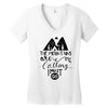 The Mountains, Are Callıng,  I Must Go Women's V-Neck T-Shirt