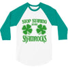 stop starting at my shamrocks 3/4 Sleeve Shirt