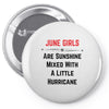 June Girls Pin-back button
