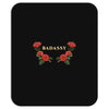 badassy with roses Mousepad