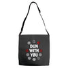 DUN WITH YOU Adjustable Strap Totes