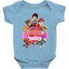 paw patrol birthday girl sister Baby Bodysuit