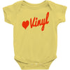love vinyl Baby Onesie