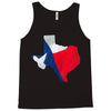 Eroded Texas Map With Flag Tank Top