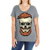 terror skull Ladies Curvy T-Shirt