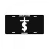 jesus saves i spend funny statement License Plate