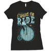i want to ride my bike Ladies Fitted T-Shirt
