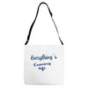 everythings coming up Adjustable Strap Totes