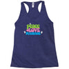 peace, love, massage Racerback Tank