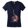 penny farthing Women's V-Neck T-Shirt