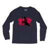 Wolf And Lady Long Sleeve Shirts