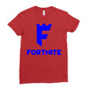 fortnite logo Ladies Fitted T-Shirt