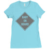 baby on board Ladies Fitted T-Shirt