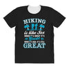 Hiking ıs Like Sex All Over Women's T-shirt