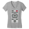 rude remote control, ideal funny birthday gift or present Women's V-Neck T-Shirt