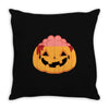pumpkin brain Throw Pillow