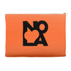 love nola new orleans american jazz blues music t shirt Accessory Pouches