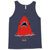 red blue shark Tank Top