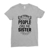 My Favorite People Call Me Sister Ladies Fitted T-Shirt