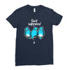 shit happens Ladies Fitted T-Shirt