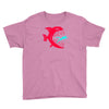 monster fish eats diver Youth Tee