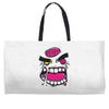 angry zombie Weekender Totes