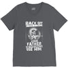 Back Off I Have A Crazy Grandpa And I am not Afraid To Use Him V-Neck Tee