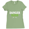 danger russ Ladies Fitted T-Shirt