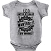 Leo Hated By Many Wanted By Plenty Baby Onesie