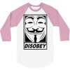 disobey 3/4 Sleeve Shirt