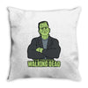 old school zombie Throw Pillow