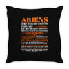 Ariens Difficult Ones To Understand Zodiac Throw Pillow