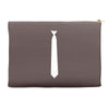 skinny white tie Accessory Pouches
