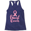breast cancer pink ribbon Racerback Tank
