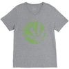 cannabis finger printing V-Neck Tee