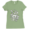 octobunny attax Ladies Fitted T-Shirt