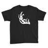 deer antler with buck forest Youth Tee