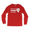 dogs leave paw prints on your heart Long Sleeve Shirts