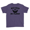 mens beard Youth Tee
