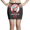 Impeach 45 Stop Trump Mini Skirts