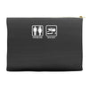drifting   problem solved mens funny Accessory Pouches