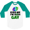 kiss me im gay 3/4 Sleeve Shirt