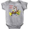 calvin hobbes Baby Bodysuit
