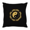 yin yang jingjang shirt china chinesisches denken Throw Pillow