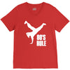 80's rule break dancer V-Neck Tee