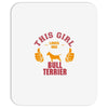 This Girl Loves Her Bull Terrier Mousepad